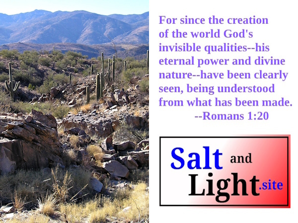 Agua Fria National Monument photo with Romans 1:20