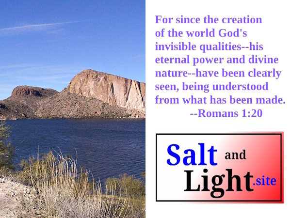 Apache Trail Scenic Byway photo with Romans 1:20