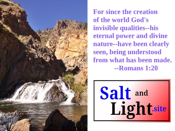 Bear Creek Canyon Scenic Mountain Drive photo with Romans 1:20