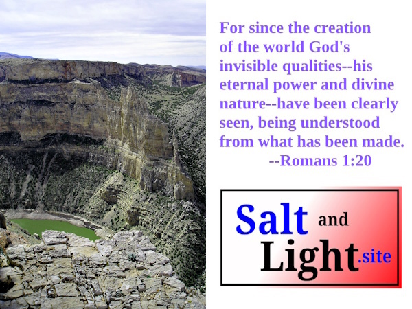 Bighorn Canyon National Recreation Area photo with Romans 1:20