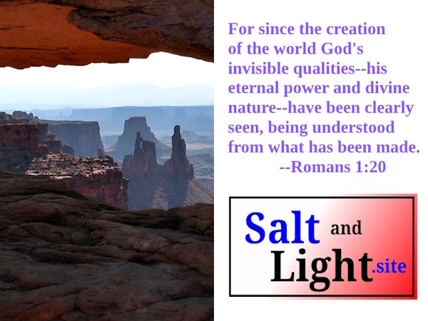 Canyonlands National Park photo with Romans 1:20