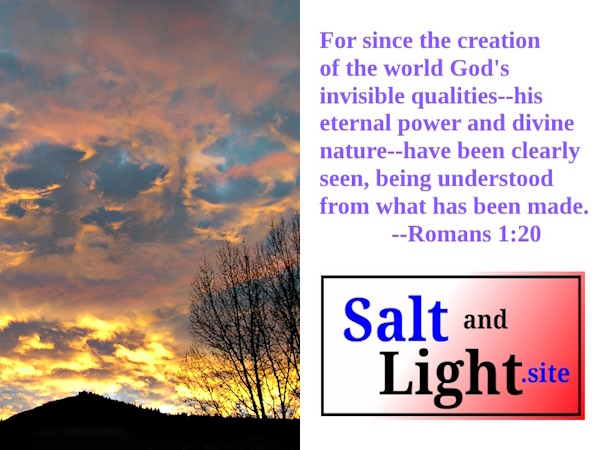 Dramatic Sunsets photo with Romans 1:20