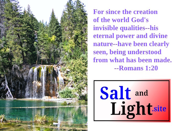 Hanging Lake Glenwood Canyon CO photo with Romans 1:20