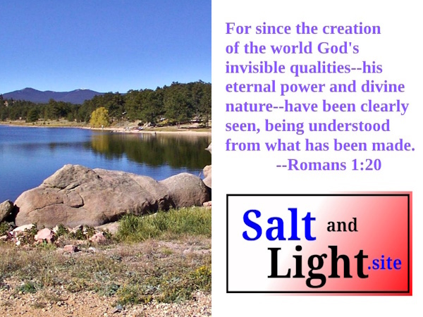 Red Feather Lakes Colorado photo with Romans 1:20