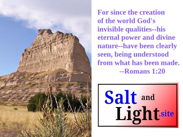 Wyoming Mountain with Romans 1:20