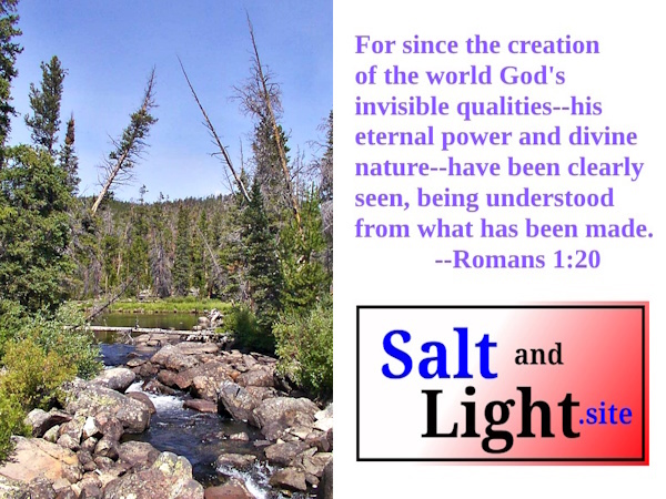 Wind River Mountains Wyoming photo with Romans 1:20