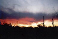Arizona sunrise and sunset
