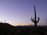 Arizona sunrise and sunset