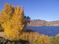Crystal Lake at Curt Gowdy State Park in Wyoming