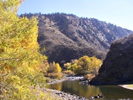 Cache La Poudre Scenic Byway in Autumn photo thumbnail