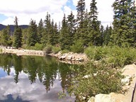 Mount Blue Sky Reflection photo thumbnail