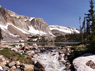 Snowy Range Scenic Byway Waterfall photo thumbnail